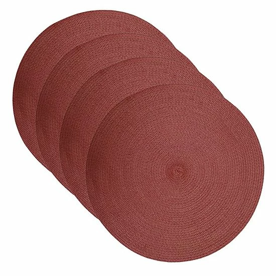 Food Network™ Round Placemat 4-pk. Coral - Image 9