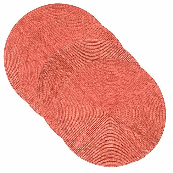 Food Network™ Round Placemat 4-pk. Coral - Image 10