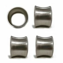 Food Network™ 4-pc. Metal Napkin Ring Set Rose Gold