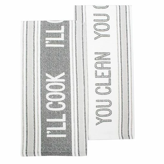 Food Network™ Sentiment Kitchen Towel 2-pack Red 5 Food Network™ Sentiment Kitchen Towel 2-pack Red - Image 3