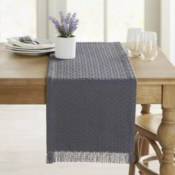 Alternative view of Food Network™ Abbacus Gray Table Runner - 72"