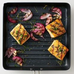 Alternative view of Food Network™ Hard Anodized 10-in. Square Grill Pan