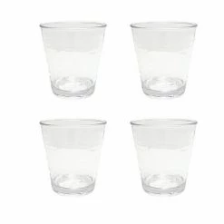 Alternative view of Food Network™ 4-pc. Clear Textured Acrylic Double Old-Fashioned Glass Set