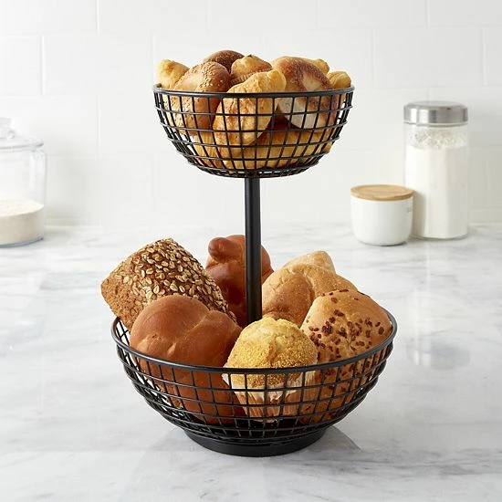 Food Network™ Wire 2-Tier Basket 4 Food Network™ Wire 2-Tier Basket - Image 2