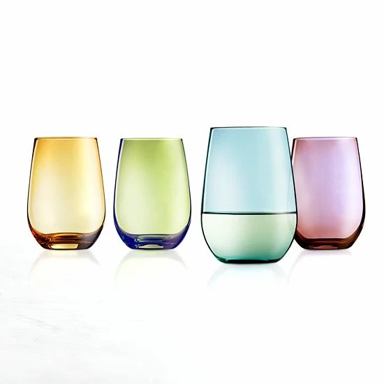 Food Network™ Tuscana 4-pc. Stemless Wine Glass Set 3 Food Network™ Tuscana 4-pc. Stemless Wine Glass Set