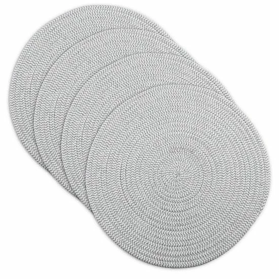 Food Network™ Braided Gray Placemat 4-pk. 3 Food Network™ Braided Gray Placemat 4-pk.