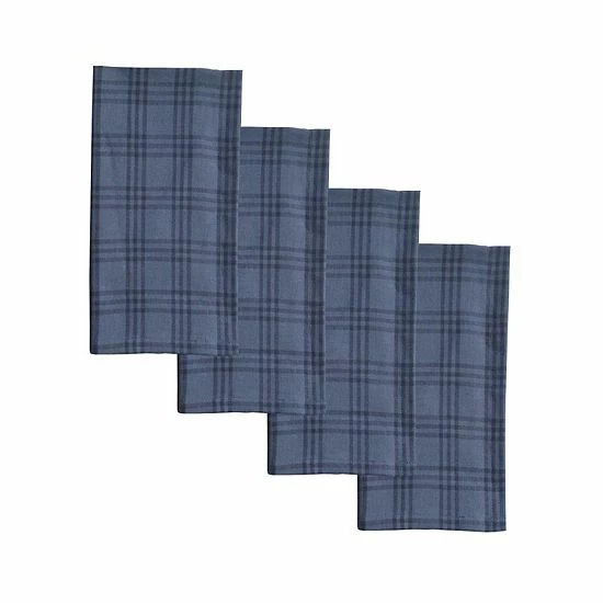 Food Network™ Blue Check Woven Dinner Napkin 4-pk. 3 Food Network™ Blue Check Woven Dinner Napkin 4-pk.