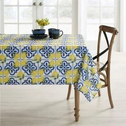 Alternative view of Food Network™ Modern Charm Lemon Tablecloth
