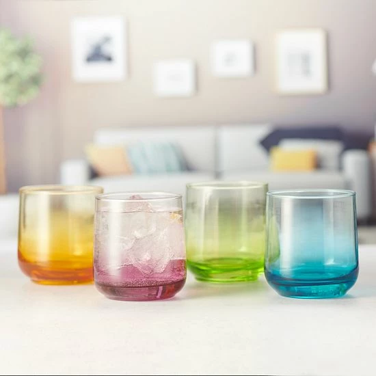 Food Network™ Anja 4-pc. Ombre Double Old-Fashioned Glass Set 5 Food Network™ Anja 4-pc. Ombre Double Old-Fashioned Glass Set - Image 3