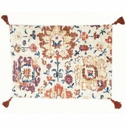 Food Network™ Vintage Rug Pring Placemat With Tassels