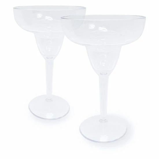 Food Network™ 2-pc. Clear Textured Acrylic Margarita Glass Set 3 Food Network™ 2-pc. Clear Textured Acrylic Margarita Glass Set
