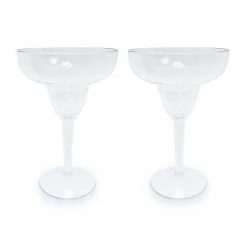 Alternative view of Food Network™ 2-pc. Clear Textured Acrylic Margarita Glass Set