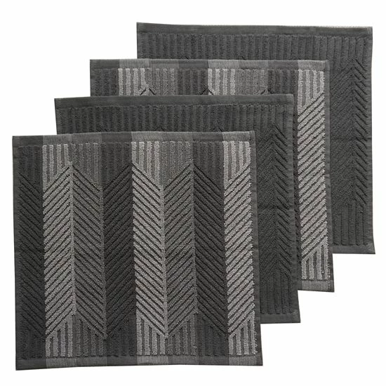 Food Network™ Carve Dishcloth 4-pk. White 6 Food Network™ Carve Dishcloth 4-pk. White - Image 4