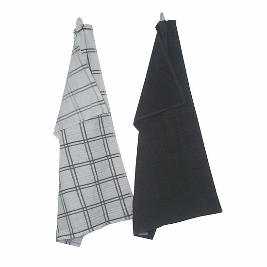Food Network™ Plaid Kitchen Towel 2-pack Rio Red 4 Food Network™ Plaid Kitchen Towel 2-pack Rio Red - Image 2