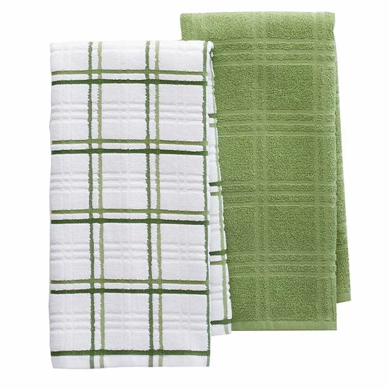 Food Network™ Plaid Kitchen Towel 2-pack Rio Red 7 Food Network™ Plaid Kitchen Towel 2-pack Rio Red - Image 5