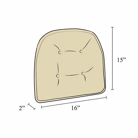 Food Network™ The Gripper Faux-Leather Chair Pad 6 Food Network™ The Gripper Faux-Leather Chair Pad - Image 4