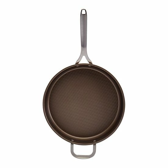 Food Network™ Textured Titanium 12-in. Nonstick Covered Deep Skillet Gray 4 Food Network™ Textured Titanium 12-in. Nonstick Covered Deep Skillet Gray - Image 2