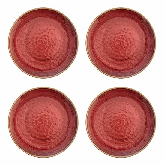Food Network™ 4-pc. Melamine Dinner Plate Set Merlot - Image 3