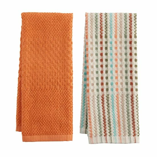 Food Network™ Broken Stripe Fall Kitchen Towel 2-pk.