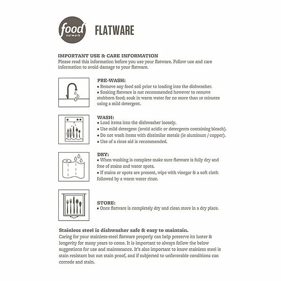 Food Network™ 20-piece Spearmint Flatware Set 7 Food Network™ 20-piece Spearmint Flatware Set - Image 5