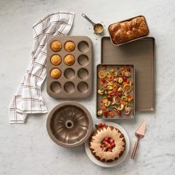 Alternative view of Food Network™ Textured Performance Series Nonstick Loaf Pan