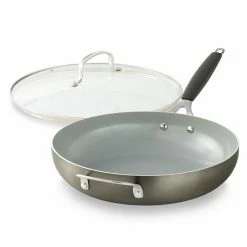Food Network™ 12-in. Saute Pan With Lid Graphite