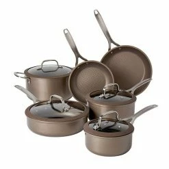 Food Network™ 10-pc. Textured Titanium Nonstick Cookware Set Silver