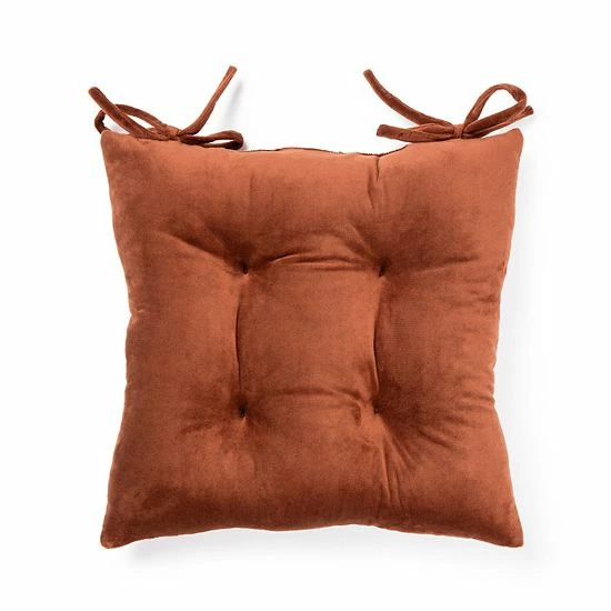 Food Network™ Reversible Microsuede Chair Pad 3 Food Network™ Reversible Microsuede Chair Pad