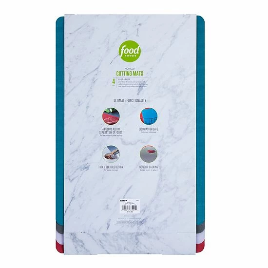 Food Network™ 4-pc. Nonslip Cutting Mat Set - Image 2