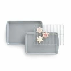 Food Network™ 3-pc. Nonstick Cookie Sheet Set With Cooling Rack 7 Food Network™ 3-pc. Nonstick Cookie Sheet Set With Cooling Rack -Food Network Shop unnamed file 806