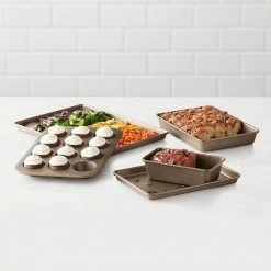 Alternative view of Food Network™ 5-pc. Textured Performance Series Nonstick Bakeware Set