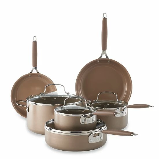 Food Network™ 10-pc. Nonstick Ceramic Cookware Set Red 11 Food Network™ 10-pc. Nonstick Ceramic Cookware Set Red - Image 10