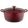 Food Network™ 7-qt. Ombre Enameled Cast-Iron Dutch Oven Red 1 Food Network™ 7-qt. Ombre Enameled Cast-Iron Dutch Oven Red -Food Network Shop unnamed file 94