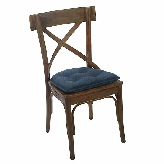 Food Network™ The Gripper Max Tufted Chair Pad 4-pk. Indigo - Image 2